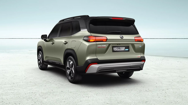 MG Hector Tomahawk EV Rear